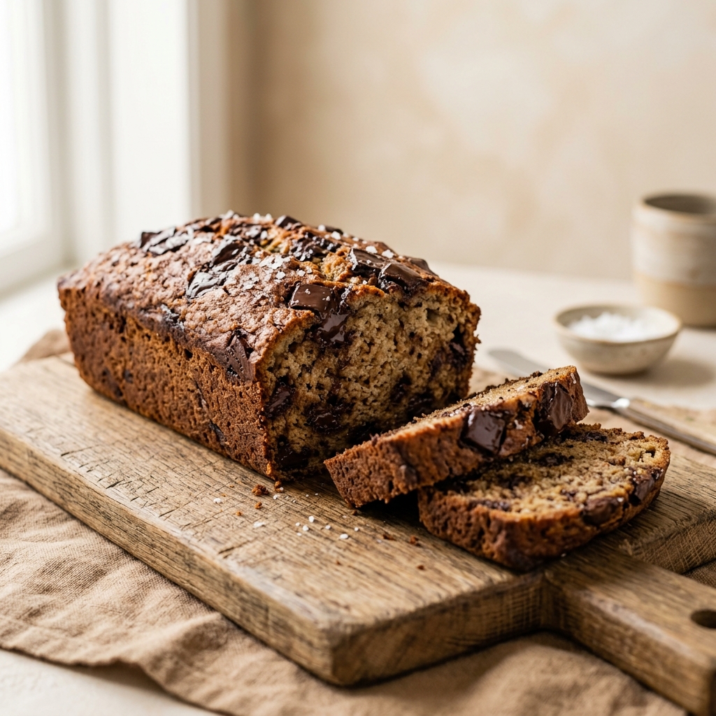 Banana chocolate bread